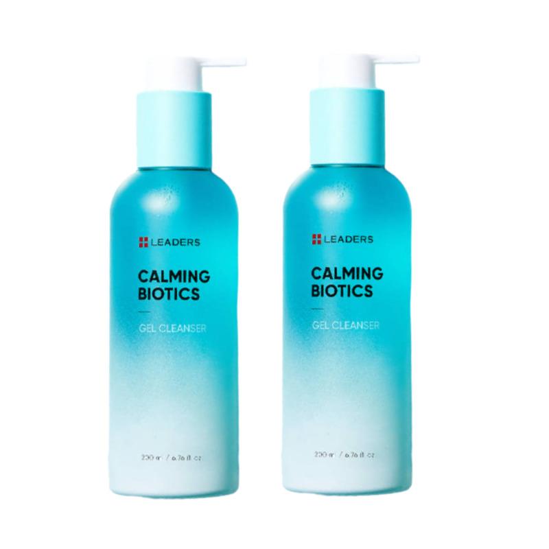 LEADERS Calming Biotics Gel Cleanser 200ml × 2