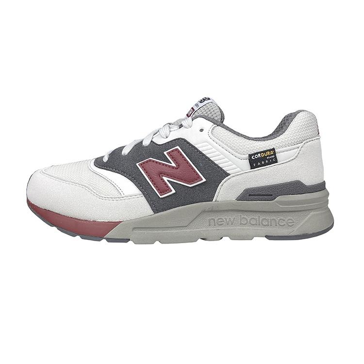 (GS) New Balance 997 Light Grey Dark Grey Red Kids GR997HMI EU 35.5