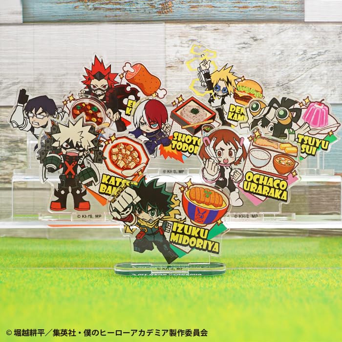 Confect My Hero Academia Character Gourmet Acrylic Stand Candy F-toys (20 pieces) - Toy/Gum