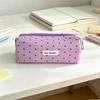 Portable Pen Bag Large Capacity Stationery Pouch Aesthetic Pencil Case  Students