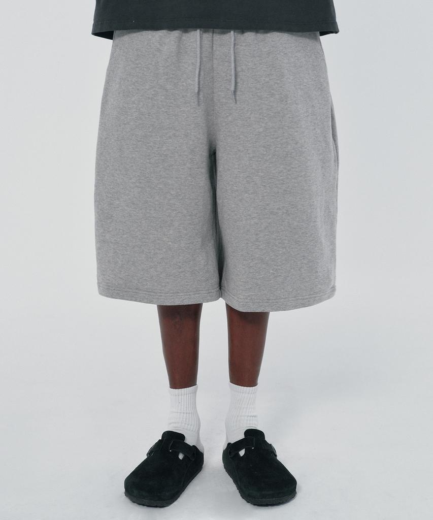 Seuweideu Wide Sweat Shorts [Gray]