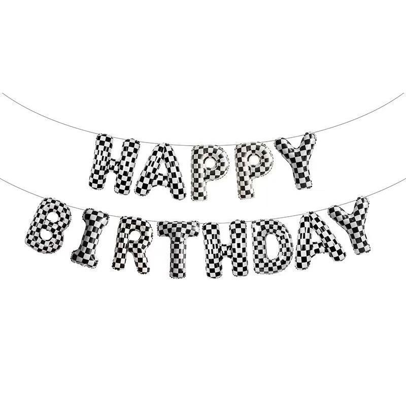 16 Inch Happy Birthday Letter Foil Balloons Set Wide Application for Birthday Party Anniversary Wall Backdrop Decor