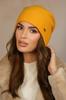 Women' Woolen Winter Hat in Yellow Kamea-Iris