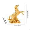 Horse Statue Animal Sculpture Collectible Tabletop Ornament Feng Shui Decor for Shelf Entrance