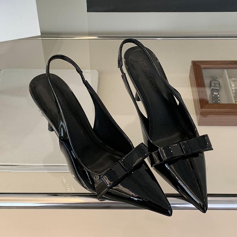 Fashion Footwear Butterfly-Knot Ladies High Heels Shoes New In 2025 Fashion Pointed Toe Women Thin Heels Pumps Shoes Female Slingbacks