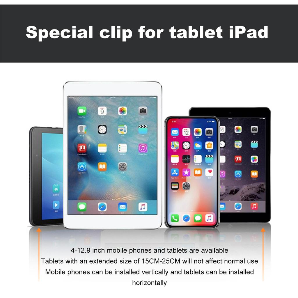 Support de téléphone pour bras de bureau, support de téléphone flexible avec clip réglable, support de table de chevet paresseux