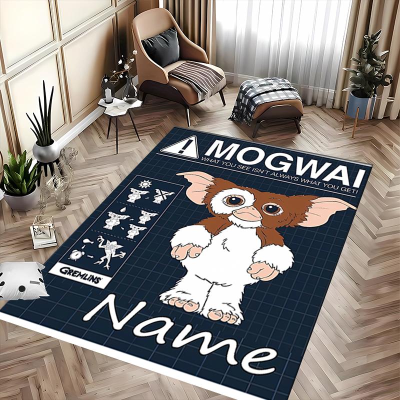 Custom personalization Gremlins Area Rug - Perfect For Kitchen, Bathroom,Laundry Room Decor Large Size Available,Gift All Seasons