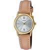 Casio LTP-V002 Women's Analog Watch Brown/Silver Standard Quartz Movement