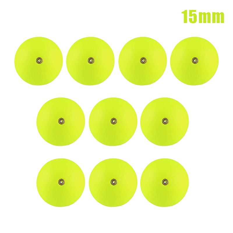 10Pcs Eps Float Ball Foam Ball Eye-Catching Beans Hard Fishing Float Buoyancy Ball Outdoor Floating Fishing Tackle 15Mm-36Mm