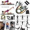 Vielseitiges 11-teiliges/Set Widerstandsbänder Übungs-Gummischläuche für Heim-Fitnessstudio-Training