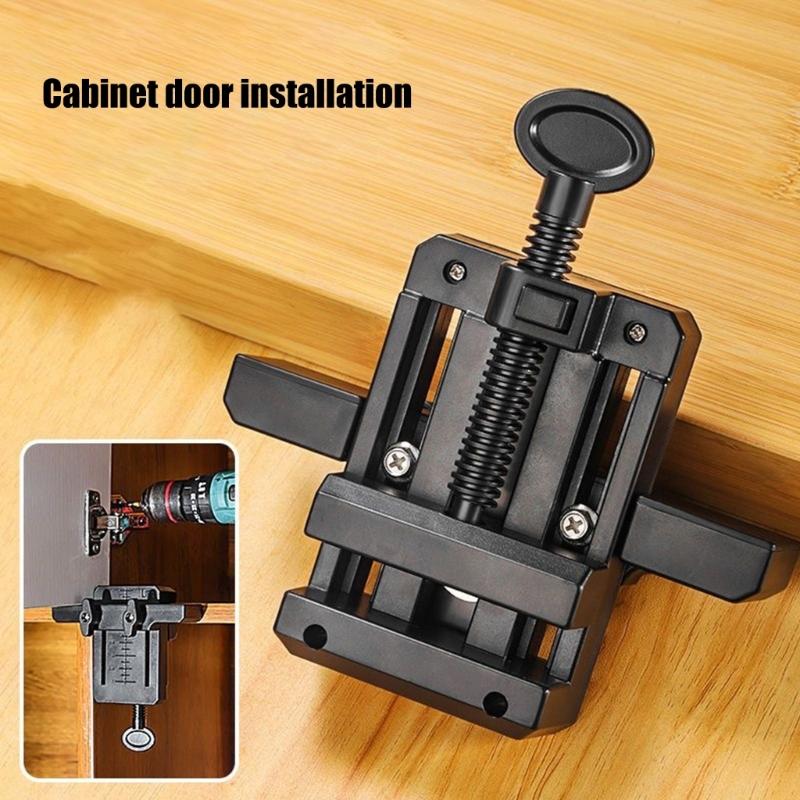 Cabinet Door Installation Mounting Jigs Aid Tool, Adjustable Punch Locators Drill Templates for Precisions Alignment