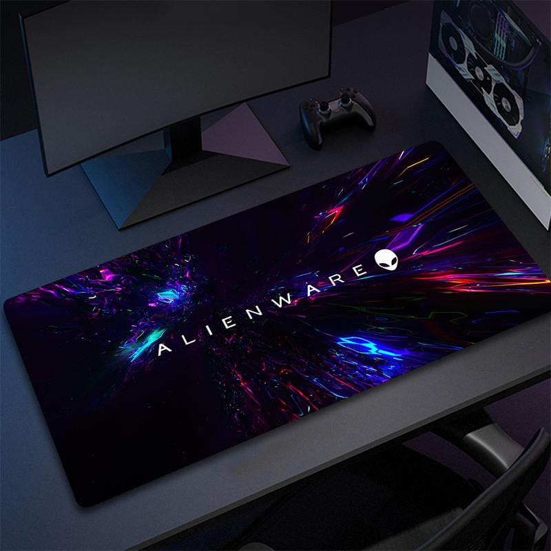 Alienware Rgb Mouse Pad Gaming Desk Accessories Deskmat Keyboard Mat Mousepad Gamer Mats Anime Mause Pc Pads Carpet Kawaii Large