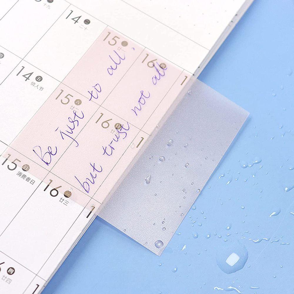 

To Do List Note Paper N times PET Stickers Memo Pad Transparent Sticky Notes Transparent Note Paper 5X7.5cm