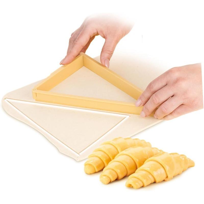 Croissant-Schneider-Form Dreieckige Keks-Ausstecher Backform für Gebäck zur Dekoration von Cupcakes, Kuchen Werkzeug