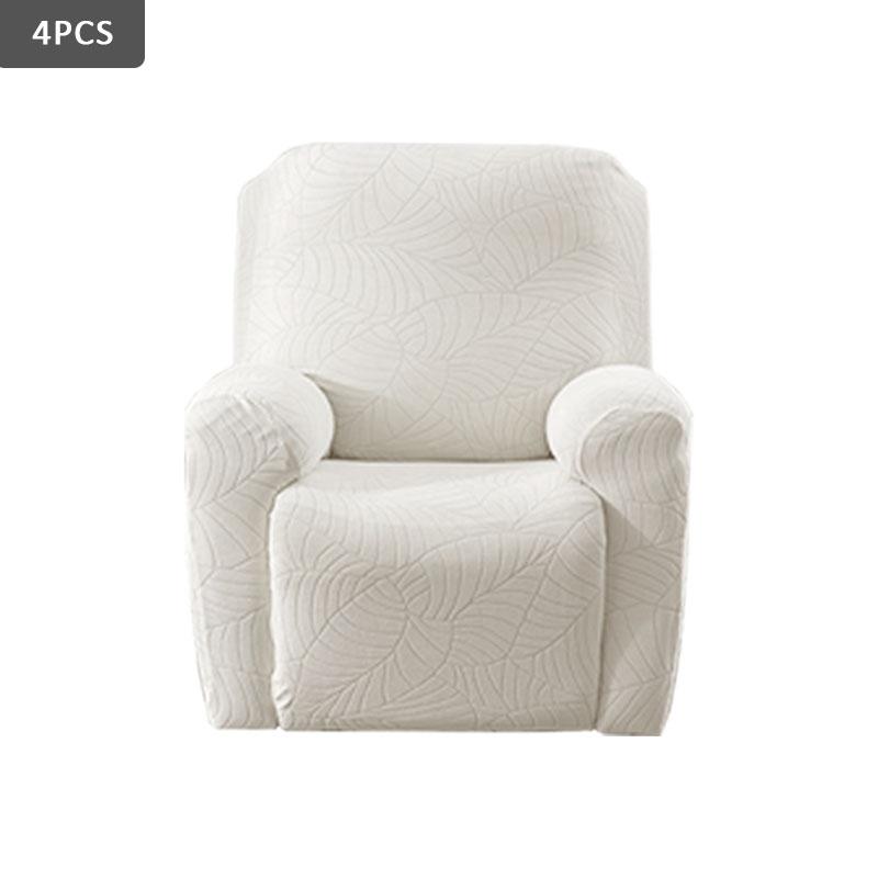 4/6/8Pcs/Set Stretch Jacquard Sofa Cover Splash-Proof Recliner Slipcover With Elastic Bottom And Side Pocket Furniture Protector