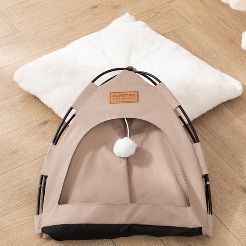 Cat kennel, dog kennel, all seasons, small dog semi-enclosed, detachable, outdoor rainproof pet tent house