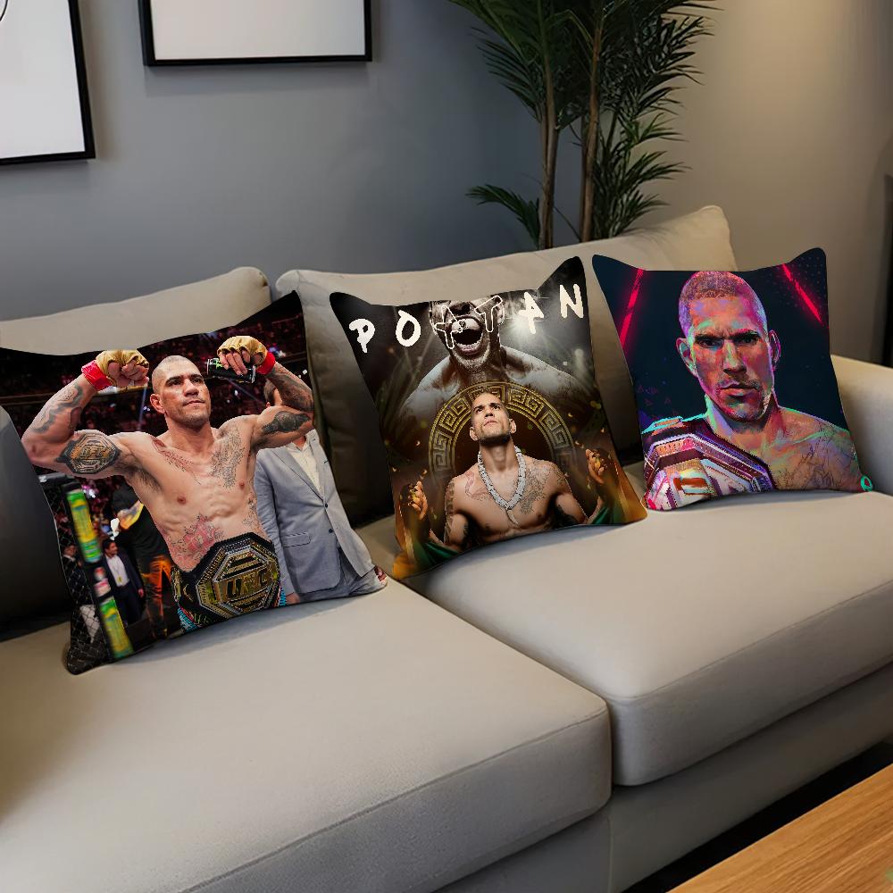 Athlet U-UFC-C Kämpfer A-Alex P-Pereira Poatan Wohnzimmer Kopfteil Büro Kissen Schlafzimmer Kissen Sofa Nickerchen Kissenbezug