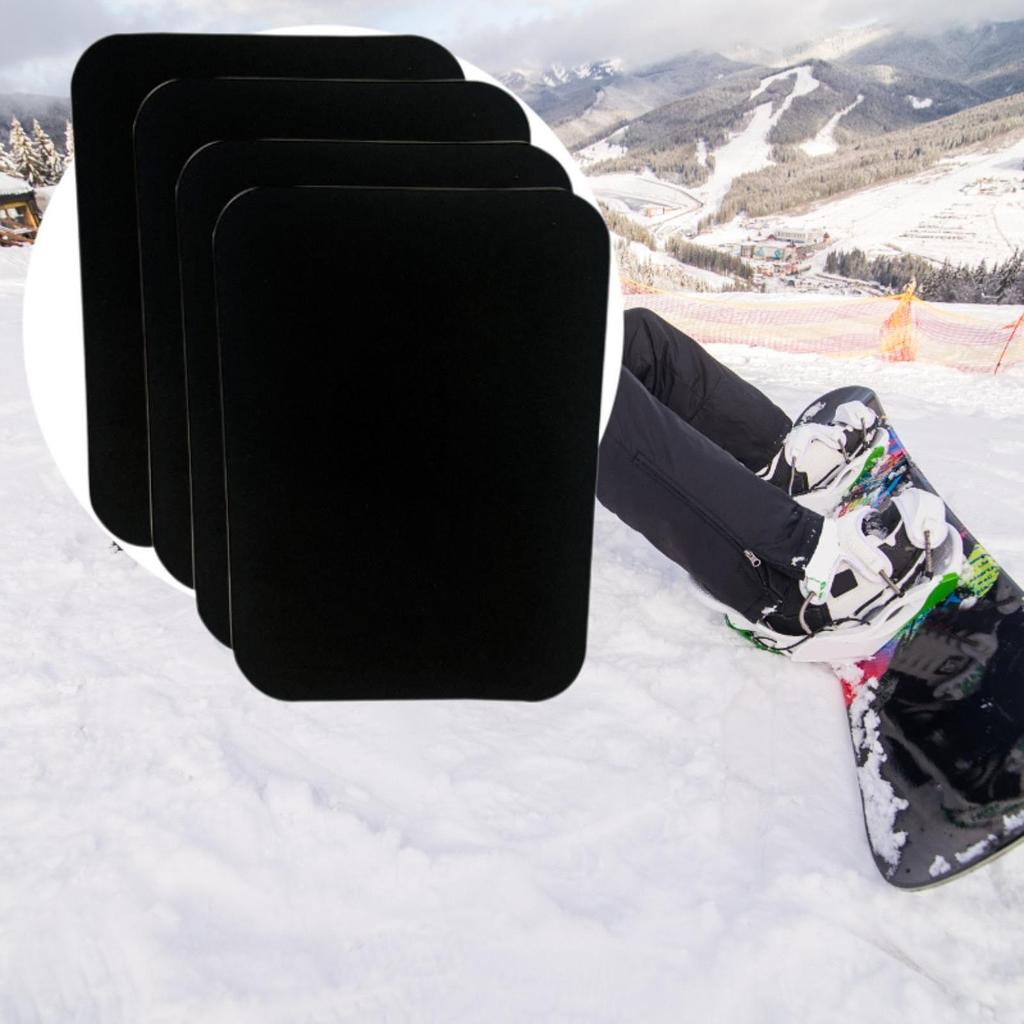 Padded Ski Shin Guards Cuttable Snowboard Shin Protection Pad for Winter Sports for Adult Leg Safety