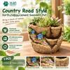 Handmade Cement Succulent Pot Creative Micro Landscape Planter