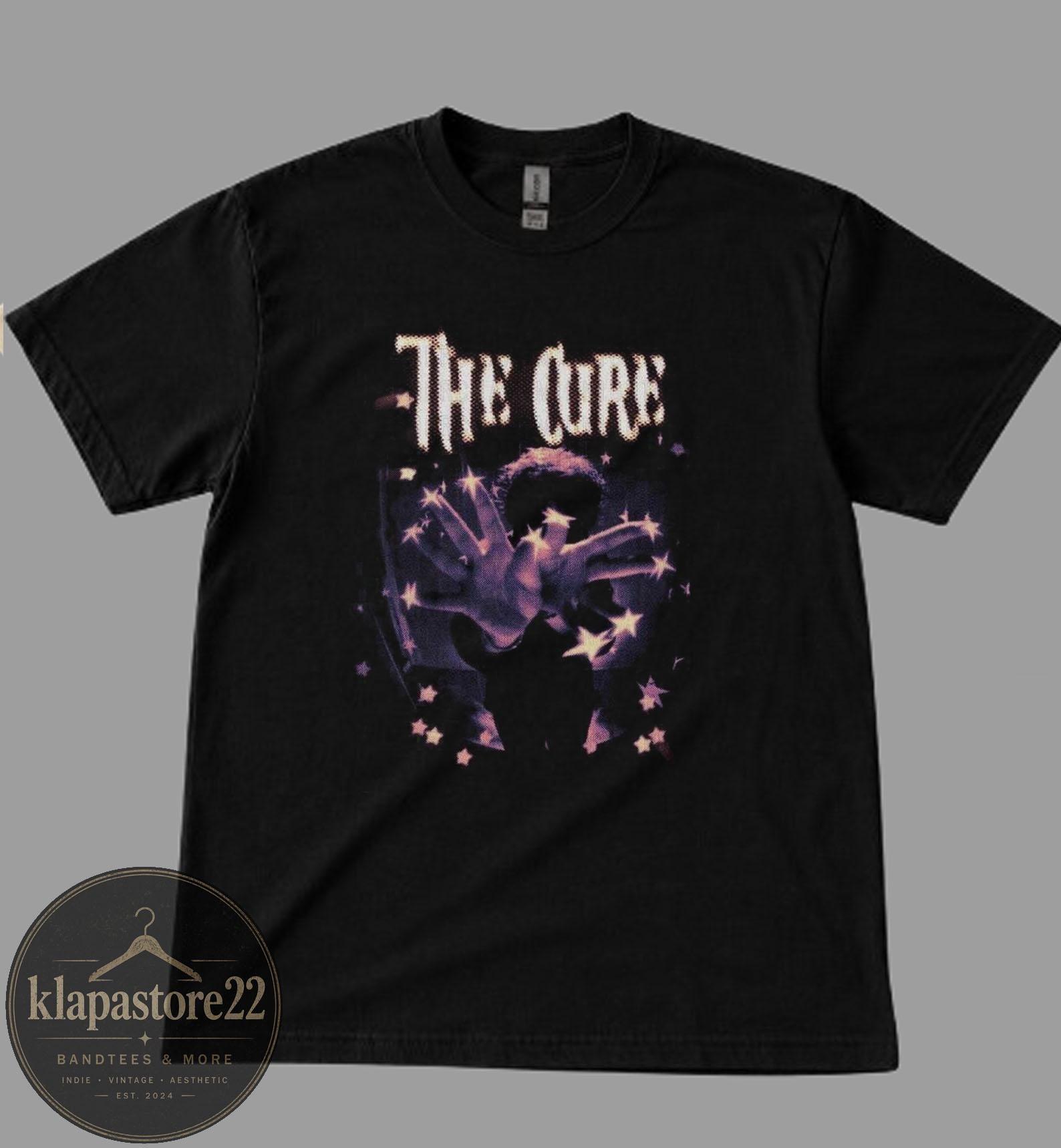 Graphic The Cure Band T-Shirt, Distressed Graphic Tee, Hard Rock Music Apparela,Unisex shirt 4XL