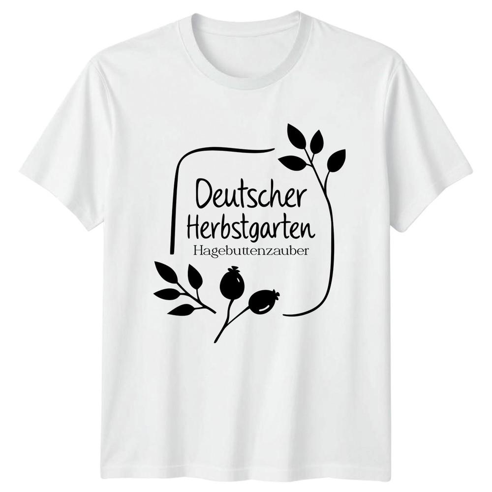 Deutscher Herbstgarten Hagebuttenzauber Unisexs TShirt GerUnisex Autumn Flowers S
