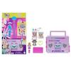 Polly Pocket Toy Playset - Color Reveal Disco - S Doll - 20+ Accessories - 4 Years and Up - Multicolor