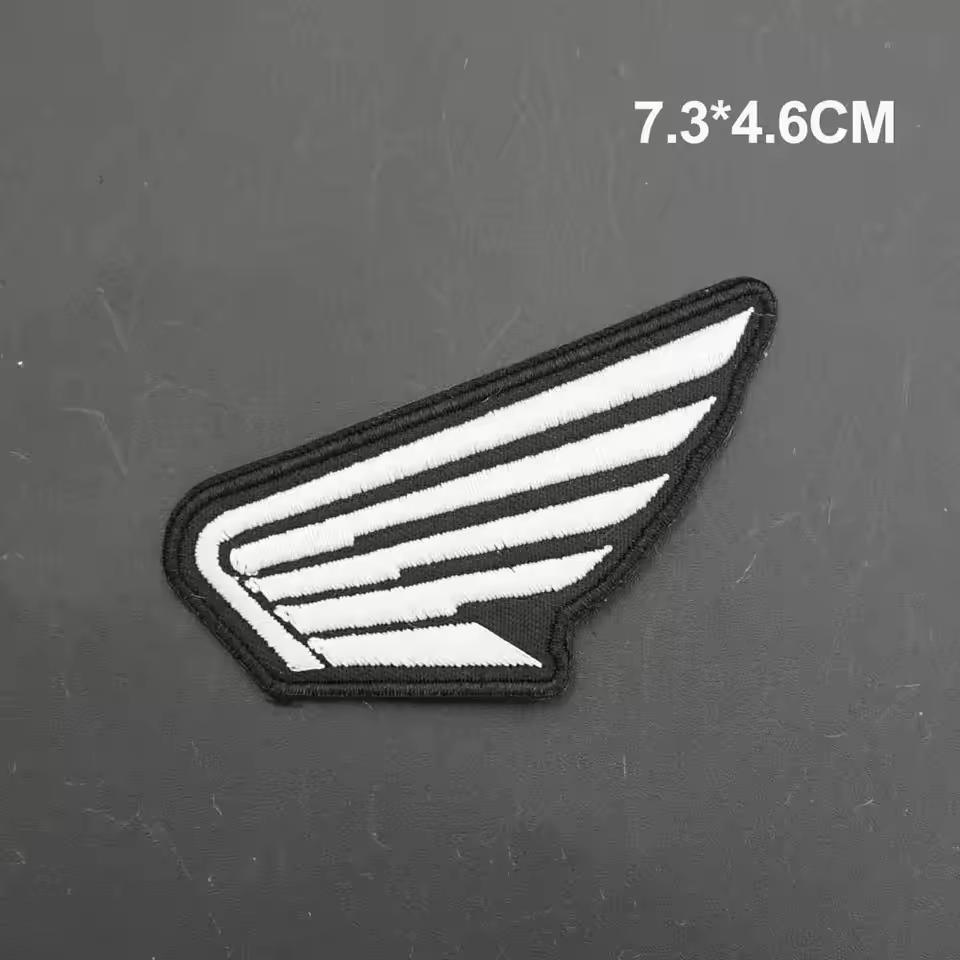 Honda Motorcycle Logo Embroidered Cloth Sticker Clothing Hole Patch Decal For Honda HRC CBR CB400 CB650 CBR25ORR CRF SH3O0 NC75O