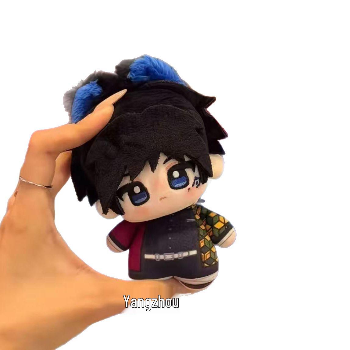 

Клинок, рассекающий демонов, Столп Воды Гию Томиока 10см Плюшевая кукла-подвеска 10cm, 0.05kg