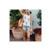 Stylish And Comfortable Women's Cactus Printed Round Neck Tank Sleeveless T-shirt For Summer