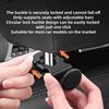 2Pcs Car Back Seat Hook Auto Interior Organizer Accessories 20Kg Heavy Duty For Grocery Bag Car Headrest Hanger Storage Hook