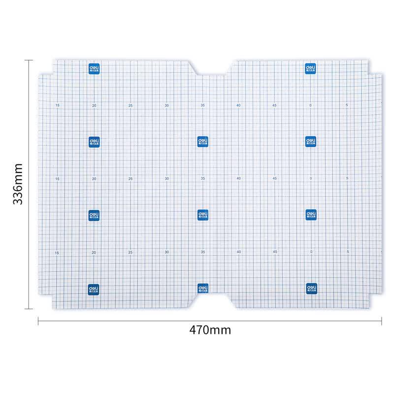 Deli 70566 A4 Transparent Corner-Cut Book Cover Film (10 Sheets)