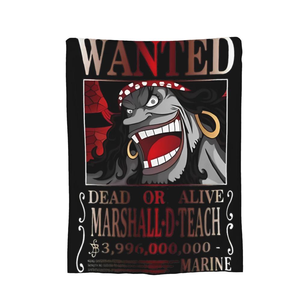 Fire Fist Ace Monkey D Luffy Blankets Flannel All Season Breathable Soft Throw Blanket for Sofa Outdoor Bedspreads