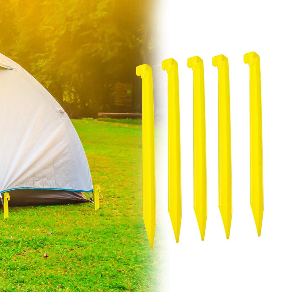 5 Pieces Tent Stakes Camping Pegs Tarp Durable Tent Pegs Awning Shelter Tent
