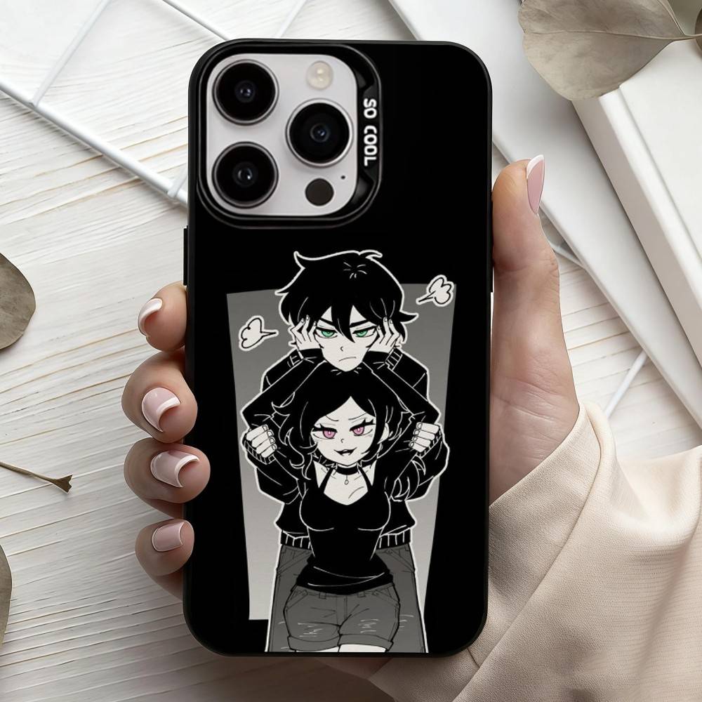 T-The Coffin Of A-Andy And L-Leyley Phone Case For iPhone17,16,15,14,13,12,11 Plus,Pro Max Black Candy Silver Plated Cover