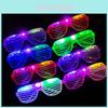Occhiali con Luce LED per Bambini Adulti Festa Divertimento Giocattolo Luminoso per Eventi e Attività