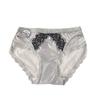 Ladies Summer New Sexy Lace Clash Color Eyelash In Waist Triangle Briefs