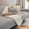 Simplized Solid Teddy Chenille Sofa Cover For Living Room Non-Slip Sofa Cushion Cover Four Seasons Universal Couch Protector