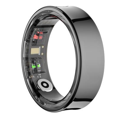 YurKem Smart Ring Herzfrequenz Blut Sauerstoff Blutdruck Messung Männer Frauen Fitness Tracker Sport IP68 Wasserdicht Bluetooth Ring