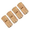 4pcs pack Copper Cabinet Door Concealed Barrel Hinge for Worktops DIY Project 10 12 14 16mm