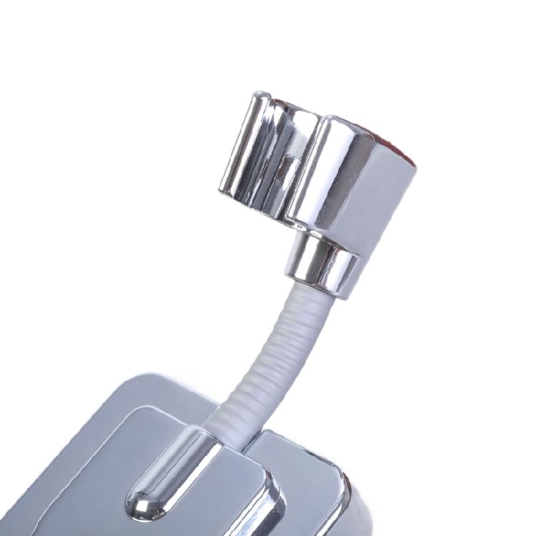 Adjustable Angle Wall Mounted Shower Head Holder No Drill Installation Strong Adhesive Bathroom Shower Head Bracket Rack