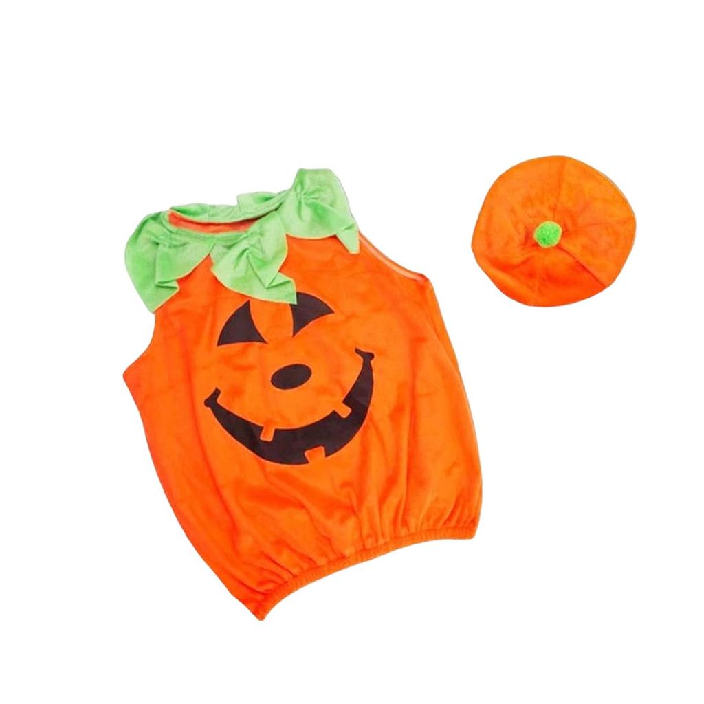 Baby Halloween Pumpkin Costume Cosplay for Fancy Dress Props