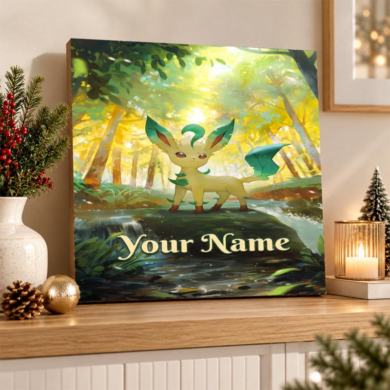 Leafeon Custom Name Diamond Painting Personalized 5D Full Drill DIY Diamond Art Home Decor