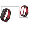 Double Color Round Holes Watch Band with Buckle Wrist Strap Replacement WristBand for XIAOMI MI Band 4