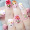 24pcs 3D Dry Flowers Stickers Real Dried Flower Nail Art Decoration Tips DIY Manicure Tools with Box