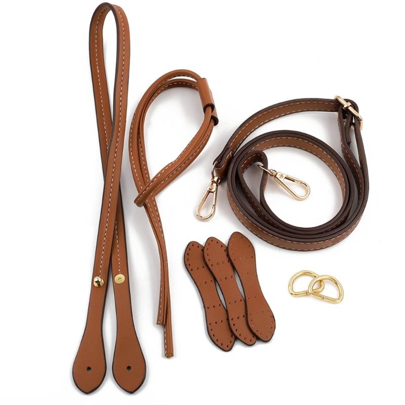 Craft Your Own Bag with Adjustable Drawstring Shoulder Strap Handle Rope Kits for Handmade Straw Bucket Bags Accessories