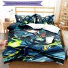Kinich 3pcs Bedding Set Duvet Cover Closure Includes 1 Duvet Cover & 2 Pillowcases for All Seasons Bedroom Home Dorm Decor