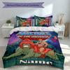 3pcs Custom Name He-Man and the Masters of the Universe Set,Includes 1 Duvet Cover and 2 Pillowcases,All-season Bedroom Decor