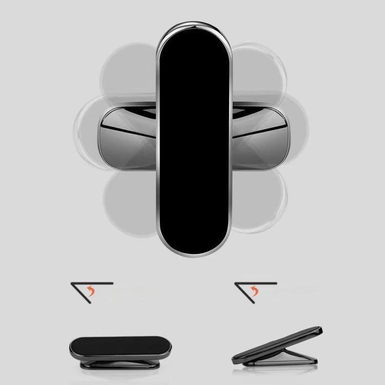 Magnetic Anti-Shake Car Mount: Strong Magnet, Instant Adsorption, Air Vent & Dashboard Compatibility