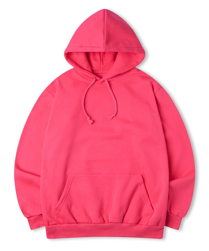 [2Pack] Essential Regular Brushed Fleece Hooded Sweatshirt 16 Colors (Type A)