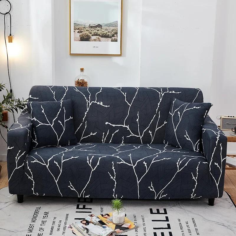 1/2/3/4 Seater Elastic Stretch Modern Sofa Covers for Living Room Sofa Couch Slipcovers Sectional Sofa Covers Housse De Canap